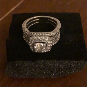 White Gold Wedding set